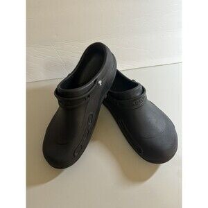 Crocs Work Clog Unisex Specialist II Men 13 Black Slip Resistant Kitchen Cook